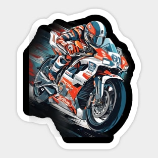 Motorcyclist Sticker